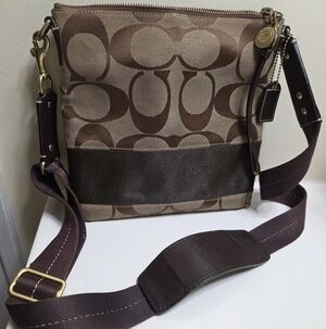 Brown Patterned Shoulder Bag From JAPAN